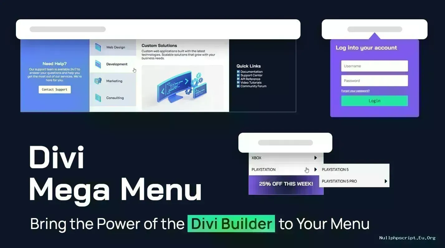 Divi Mega Menu v3.6.2