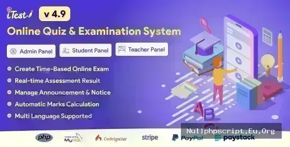iTest v4.9 - Quiz & Online Examination System