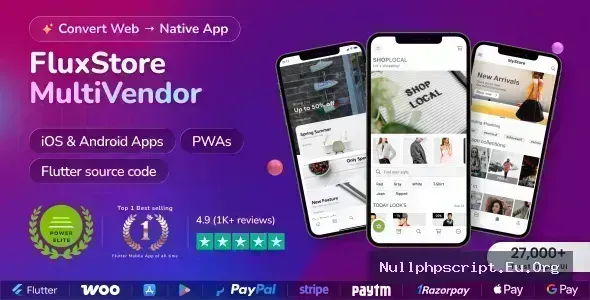 Fluxstore Multi Vendor v6.0.1 - Flutter E-commerce Full App