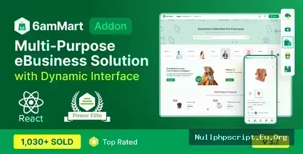 6amMart - React User Website v3.7
