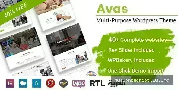 Avas v6.9.12 - Multi-Purpose WordPress Theme