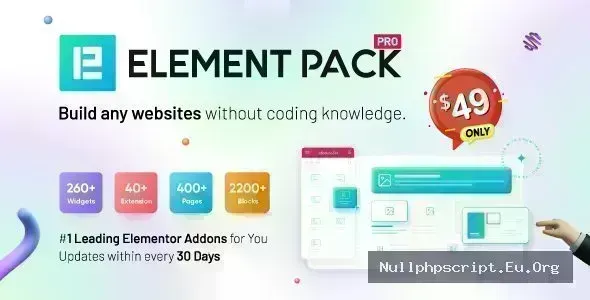 Element Pack v9.2.0 - Addon for Elementor Page Builder WordPress Plugin